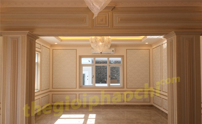 Thi Công Phào Chỉ Nhựa Biệt Thự Hải Vương Quận 2